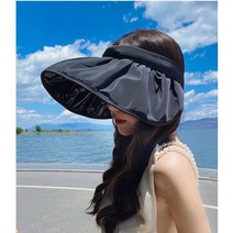 Lizziery 여성 통풍 자외선 차단 썬캡 4컬러