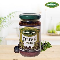 만토바 페스토&페이스트 190g 4종 바질 토마토 올리브 아티초크, 03. 만토바 올리브 페이스트