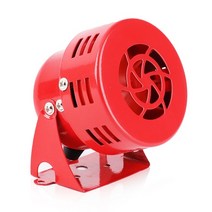 car air raid siren horn electric 12v mini alarm loud fire security 구조 모터 사이렌 for truck 오토바이 ms-190, 빨간색