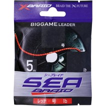 낚시용품 엑스 블레이드 SEA BRAID 옷걸이 팩 5m, [02] 레드, [06] 6호 40LB