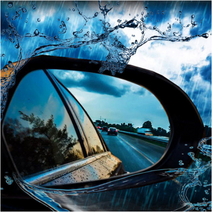 이글아이 사이드미러 수리 방수 발수 친수 코팅 필름 자동차발수코팅, 사각, 250X300