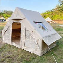에어 텐트 케빈하우스 공기 주입식 옥스포드 원터치 공기주입식 감성캠핑 글램핑 집모양, 1.With windows