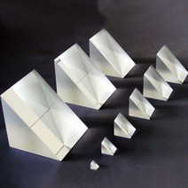 고급 피라미드 큐브 직각 삼각 사각 무지개 프리즘 과학 실험 샘플에 코팅 된 광학 측정