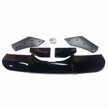 리어 범퍼 디퓨저 립 BMW F15 X5 M-Tech 2014-2019 유광블랙 바디킷 부트 하부 스포일러 스플리터, 01 Glossy Black