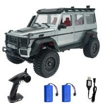rc카 오프로드 입문용 몬스터카 MN86S MN86 112 RC 자동차 업데이트 버전 4WD 고속 트럭 원격 제어 장난감 선물 트럭RC 카, MN86S 1Battery Silve