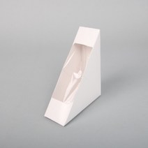 삼각샌드창박스백색 소 1묶음1000개 40x120x120mm, 단품