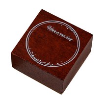 빈티지 우드 라벨 일러스트 레트로 티켓 메모 스탬프 다이어리 꾸미기, C