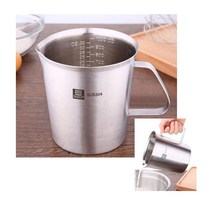 깔끔 위생 스테인리스 요리용 계량컵 측정컵 계량용, 1000ml