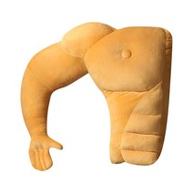사무실 낮잠 귀엽고 재미있는 늠름한 남편 포옹 동반자 남자 친구 몸 베개 여행 부드러운 목 지원 머리 받침 쿠션, 비