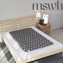 Mswh 국내산 고급 트로피칼 원단 무자계 전기 장판 전자파 차단 과열방지 전기료절감 3size, 브라운 135cmx180cm