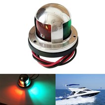 Mingjin 바다 배 항해 등 요트 교주 12V LED 스테인리스 빨강 & 녹색 신호등