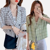 TANC여름 여성 여름자켓 반팔 자켓 정장점퍼 가디건 슬림핏