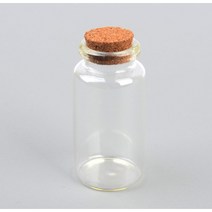 인테리어 소품 코르크 마개 작은 유리병, 30x60mm