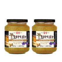 꽃샘 꿀 도라지차 580g x 2개, 1개, (580g+580g), 단품