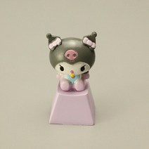 기계식 키보드 커스텀 키캡 포인트 새로운 Sanrio 기계식 3D 키캡 게임 키보드 액세서리 쿠로미 멜로디 만, 한개옵션2, 02 color B, 한개옵션1
