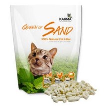 쭈bhnj__카르마 퀸오브샌드 두부모래 오리지날 7L 냥이배변용품 캣용품 모래 고양이집 매트 애완 모레 애묘 화장실 냥이 응고형 추천♥hopenjoy!, ♥hopenjoy!