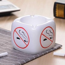 스투시 세라믹 다이스 애쉬트레이 주사위 재떨이 인테리어 소품, 중형 금연 재떨이-화이트, 상세페이지 참조, 상세페이지 참조