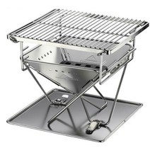 백패킹용 1인 2인용 경량 미니 화로대 셀프바베큐 치킨홀더 로스터컵