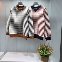 신대구이시아점 가을신상 고급진 남아 삼각무 스트라이프 맨투맨 R2232T110(초특가세일)