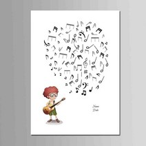 스크랩북 소박한 양장본 위한 용품 게스트 아기 소녀 소년 세례 호의 50x70cm DIY 지문 트리 서명 책 생일 선물 인쇄 캔버스 그림, [04] 50x70cm, [16] MC18