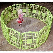 견사 애견 강아지철조망 울타리12P 철장 반려견집