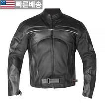 [Jackets 4 Bikes 정품] 남성용 Razer 오토바이 바이커 CE 아머 메시 & 가죽 블랙 라이딩 재킷 S 566548