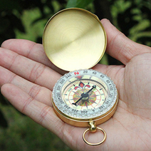 캠핑용 나침반 등산 황금 쇼핑추천 미니 등산용 정밀 포켓 소형, 황금나침반