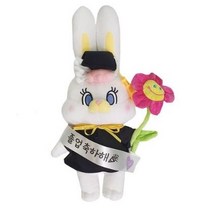 학사모 리코 인형화환 졸업식선물, 리코인형세트