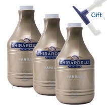 기라델리 바닐라소스 2.4kg 3개세트 + 블루펌프