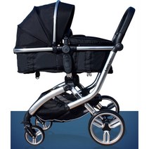 코지 스핀 유모차 /양대면 휴대용 기내용 접이식 절충형 아기 유모차, 블루