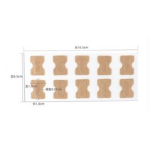 내성발톱 테이프 밴드 교정기 교정 도구 탄성 스티커 스트레이트닝 클립 브레이스 페디큐어 10 개, 20pcs