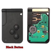 스마트키복사 스마트키고장 자동차디지털키 스마트키개조 Renault Megane II Scenic Grand 용 스마트 키 카, 03 Black Button 7947, 1개