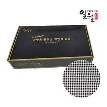 일월 디지털 아랫목 맥반석 전기찜질기 IW-200, 체크 블랙