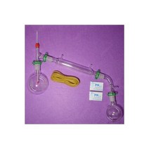 500ML 진공 증류 장치 24/40 조인트 실험실 유리 제품 키트