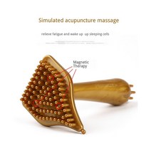 셀룰 라이트 마사지 브러시 체중 감소 스크래핑 기구 자기 치료 준설 경락 과샤 기구 몸 다리 등 긴장 완화, default