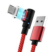 안드로이드5핀 고속케이블 갤럭시 노트 자석 케이블 마그네틱 충전기 게이밍 충전 Q7 (안드로이드5핀) 자석케이블, 1개, (안드로이드5핀 세트)자석어답터+1M 공용케이블(레드)