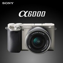 소니 알파 A6000+16-50mm 줌렌즈+32GB+여행용 가방 포함 k, 블랙