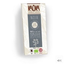 프랑스 KAOKA Dark chocolate bar 90% Ecuador 카오카 에콰도르 다크 초콜릿 바 100g 5팩, 5개