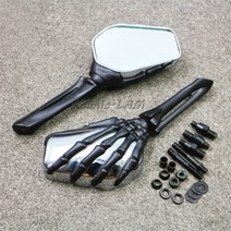 할리데이비슨 사이드미러 백미러 해골 뼈 X48 XL883 1200 포티에잇, A + 1개