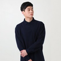 긴팔 실켓카라티 솔리드 PK 티셔츠 국내생산 남여공용 S-3XL 커플티