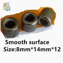 【베어링】 2pcs hf081412 외부 링 팔각형외부 육각형매끄러운 표면외부 널링 편도 니들 롤러 81412mm, 10개, 주황색