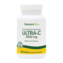 네이쳐스 플러스 서스테인드 릴리즈 울트라 비타민C 2000 mg 60 타블렛, 3병, 60정