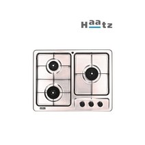 하츠 3구 가스쿡탑 / 빌트인 / 쿠킹존 / 후드 연동형 / GC-3605SDRH / SDSH, LPG(일반가스통)