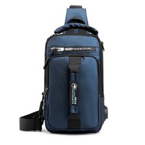 오토바이리어백 할리 클래식 가방 알루미늄 탑박스 사이드 백 suutoop men multifunction usb 숄더 crossbody cross body sling 방수 팩, 협력사, 04 Deep Blue