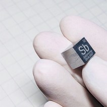 비스무트 금속 큐브 텅스텐 구리 티타늄 알루미늄 탄소 니오븀 다리미 아연 니켈 주석 크롬 데스크탑 1cm, 14.1cm Sb Cube