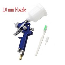 미니 에어페인트 스프레이건 에어브러시 HVLP 0.8MM/1.0MM 노즐 페인팅용 자동차 에어그래프, 03 0.8mm JP adapter