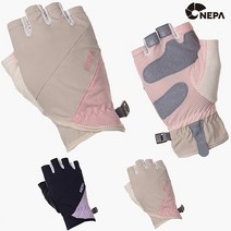 네파 NC송파점 여성 2컬러 여름 산행 시 엄지부분 타올지 원단을 적용하여 산행 시 땀을 닦을 수 있도록 함 JENNY 제니 고밀도스트레치 반장갑 7I48108SP, NAVY(820)