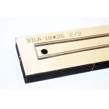 우드카빙키트 일본 철강 블레이드 2 개/대 DIY 가죽 템플릿 시계 벨트 나무 죽을 나이프 금형 스텐실 4 모, 17 D 22-24mm