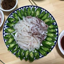 최상급 한치 물회 찜 회 400g 슬라이스, 400g (몸통 200g + 다리 200g)