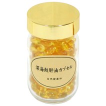 자연건강사 심해상어 간유 캡슐・병들이 85g(400mg×212립) 밀봉 용기들이